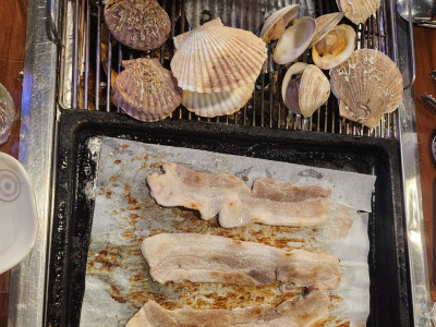 [속초맛집] 영금정 근처 가성비 끝판왕! '속초 조개마을' 무한리필 후기 🐚🥓